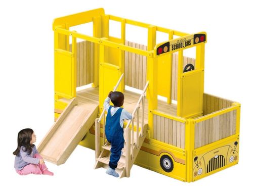 Child Playhouse - Bus Playtime Loft - Guidecraft - G82101