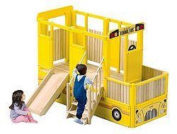 Child Playhouse - Bus Playtime Loft - Guidecraft - G82101