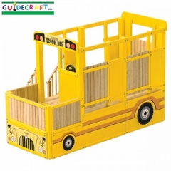 Child Playhouse - Bus Playtime Loft - Guidecraft - G82101