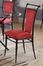 Cierra Dining Chairs in Flame (Red) Fabric (Set of 2) - Hillsdale Furniture - 4592-807