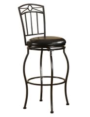 Circle Top Metal Stool 30" - Linon Furniture - 02811MTL-01-KD