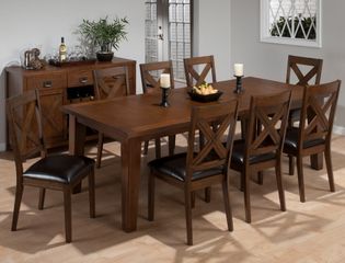 Cirrus Oak Transitional 9 Piece Dining Set - 461-96