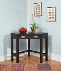 City Chic Corner Lap Top Desk / Occasional Table in Espresso - Home Styles - 5536-17