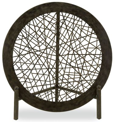 CK Mesh Metal Charger with Stand - IMAX - 12590