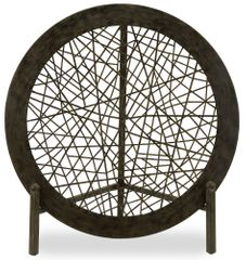 CK Mesh Metal Charger with Stand - IMAX - 12590