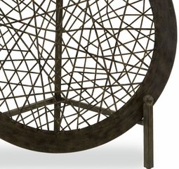 CK Mesh Metal Charger with Stand - IMAX - 12590