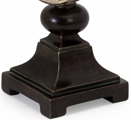 CK Mukkara Leaf Candlestick - IMAX - 1487