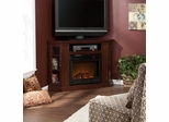 Claremont Convertible Media Cherry Electric Fireplace - Holly and Martin