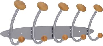 Classical ALBA Five Double Wooden Coat Hook