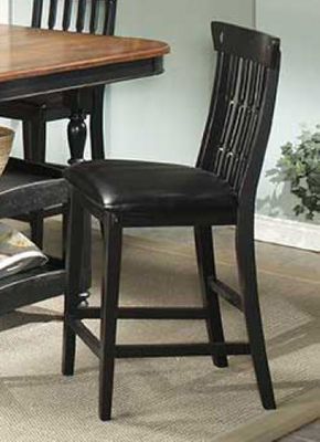 Clear Brook Counter Bar Stool (Set of 2) - Entree by APA Marketing - CBK-BS124RTA-SET