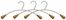 Coat Hangers (Set of 24) - Alba - ABAPMCIN6-SET