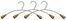 Coat Hangers (Set of 24) - Alba - ABAPMCIN6-SET