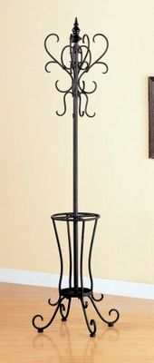 Coat Rack in Black Metal - Coaster
