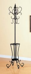 Coat Rack in Black Metal - Coaster