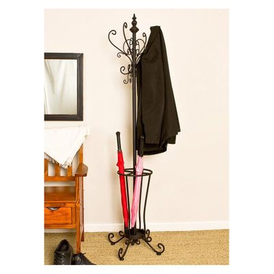 SEI Metal Scroll Hall Tree