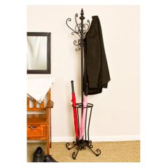 SEI Metal Scroll Hall Tree