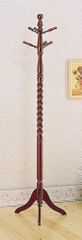 Coat Rack with Twist in Cherry - Coaster