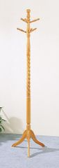 Coat Rack with Twist in Oak - Coaster