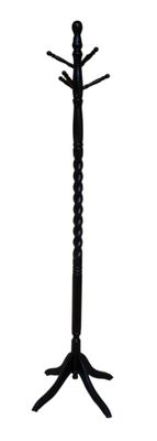 Coat Tree with Swivel Top in Black - 53774