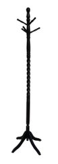 Coat Tree with Swivel Top in Black - 53774