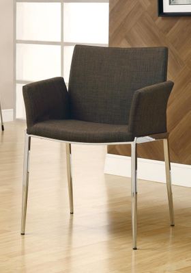 Coffee Upholstered Dining Chair - Set of 2 - 120721