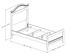 Complete Twin Size Bed - Summer Breeze - South Shore Furniture - 3210A3