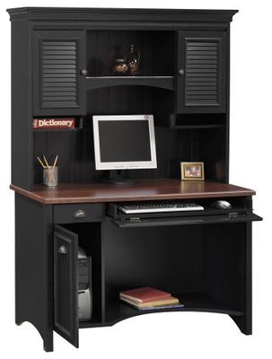 Computer Desk and Hutch - Bush Office Furniture - OFFPKG-39
