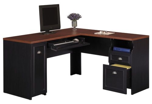 Computer Desk L Shape  - Fairview Collection - Bush Office Furniture - WC53930-03