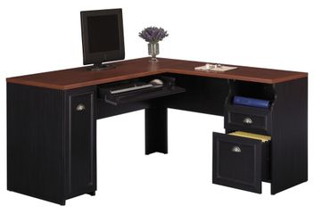 Computer Desk L Shape  - Fairview Collection - Bush Office Furniture - WC53930-03