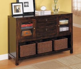 Console Table in Rich Tobacco - Coaster