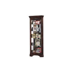 Constance Traditional Corner Curio Cabinet - Howard Miller