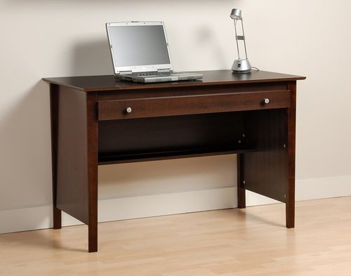 Contemporary Computer Desk in Espresso - Prepac Furniture - EWD-4730