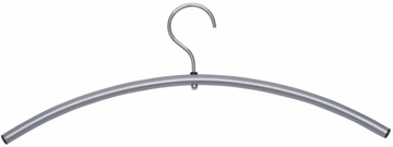 Convenient ALBA Garment Rack with Metallic Panel & 6 Hangers