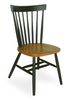 Copenhagen Chair with Plain Legs in Black / Cherry - C57-385