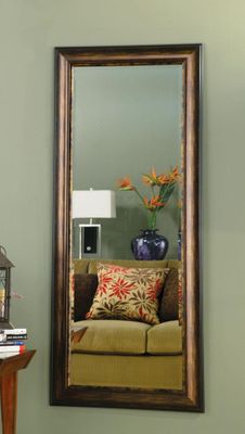 Copper & Gold Framed Floor Mirror - 900672