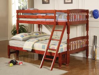Coral Traditional Twin Over Full Bunk Bed - 460222