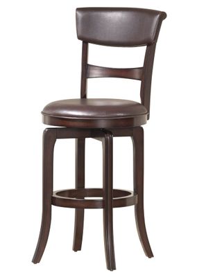 Cordova Swivel Bar Stool in Dark Brown Cherry - Hillsdale Furniture - 4282-830