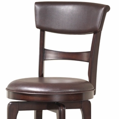 Cordova Swivel Counter Stool in Dark Brown Cherry - Hillsdale Furniture - 4282-825