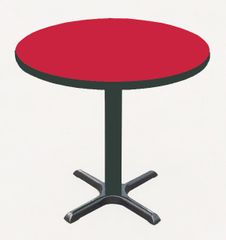 Corell Breakroom Table -30" Round x 29" Tall with 22" X-Base/Column -BXT30R