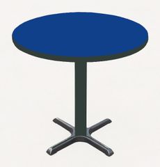 Corell Breakroom Table -48" Round x 29" Tall with 33" X-Base/Column -BXT48R