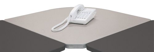 Corner Connector - Series A Pewter Collection - Bush Office Furniture - WC14529