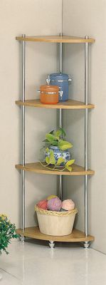 Corner Etagere in Natural - Coaster