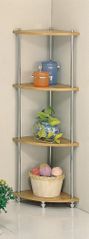 Corner Etagere in Natural - Coaster