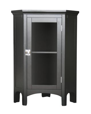 Corner Floor Cabinet in Dark Espresso - Madison Avenue - 7640