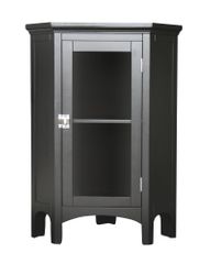 Corner Floor Cabinet in Dark Espresso - Madison Avenue - 7640