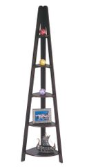 Corner Ladder Bookcase in Espresso - Office Star - ES22
