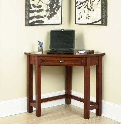 Corner Lap Top Desk in Cherry - Hanover - 5532-17
