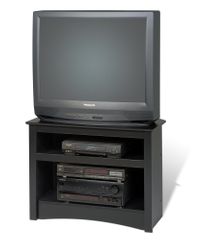 Corner TV Stand in Black - Sonoma Collection - Prepac Furniture - BTV-3224