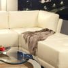 Corner Unit in White Leather - Coaster