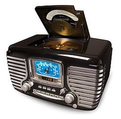 Corsair AM/FM Clock Radio - Crosley - CR612-BK